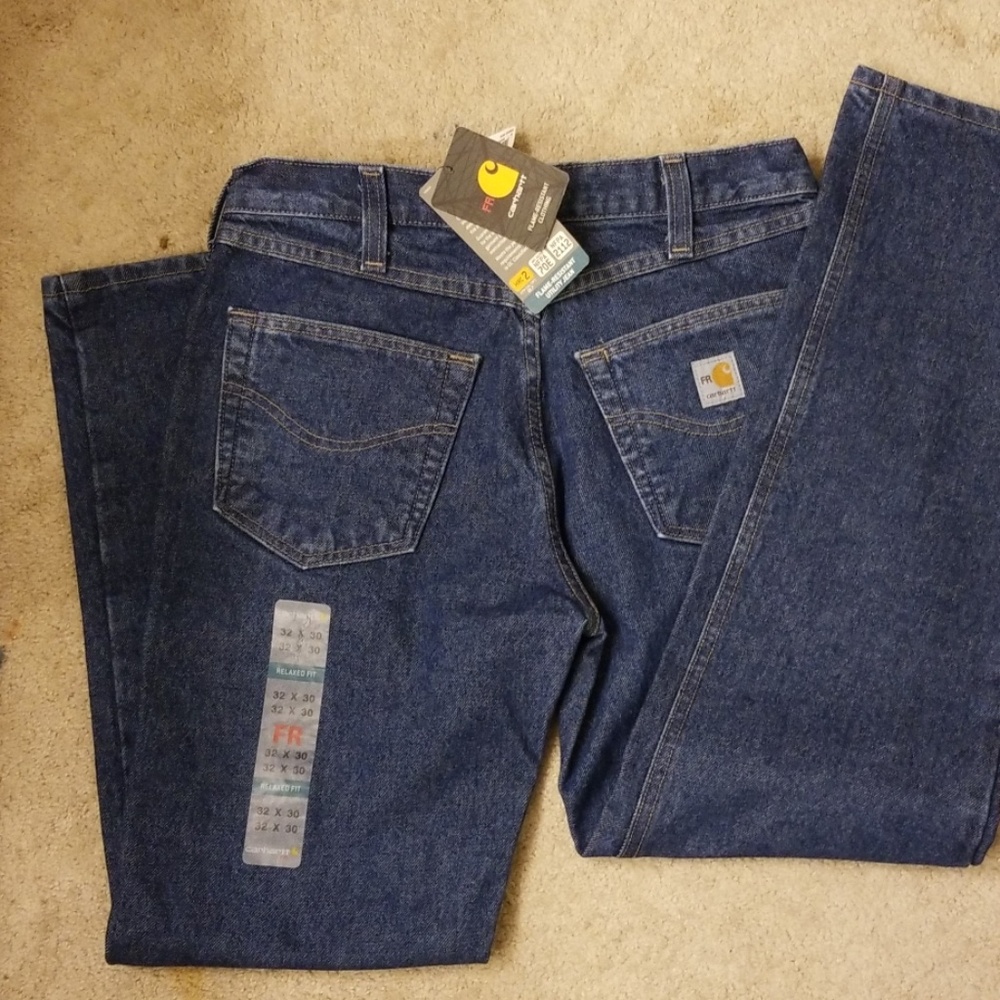MENS CARHART SAFETY WORK JEANS